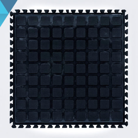 black modular tile