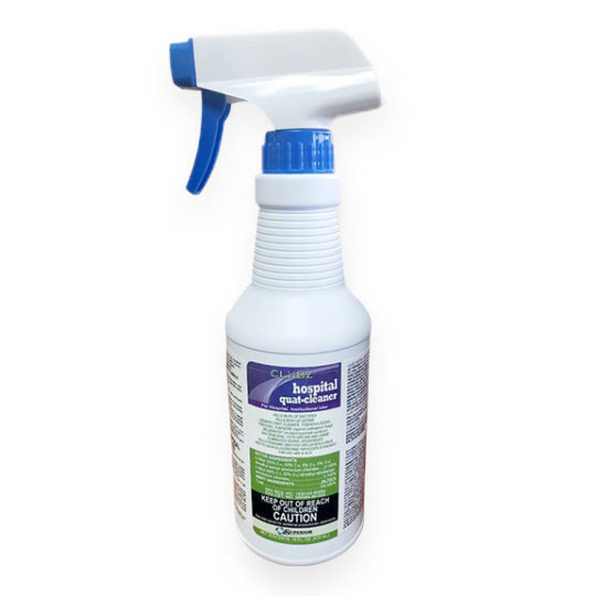 clubz hospital grade quat disinfectant spray cleaner